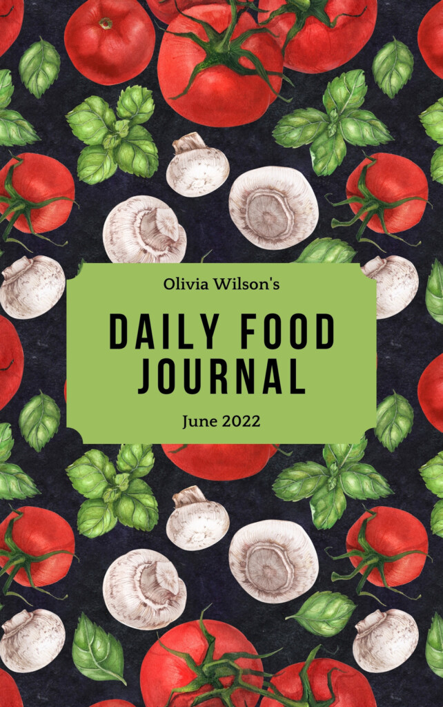 Page 2 Free Printable Food Journal Book Cover Templates Canva