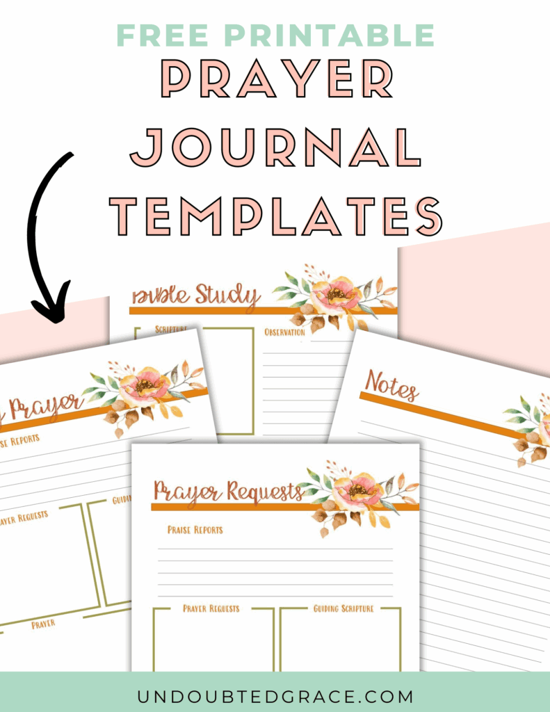 Prayer Journal Ideas Prayer Journal Printables For Your War Room Binder 