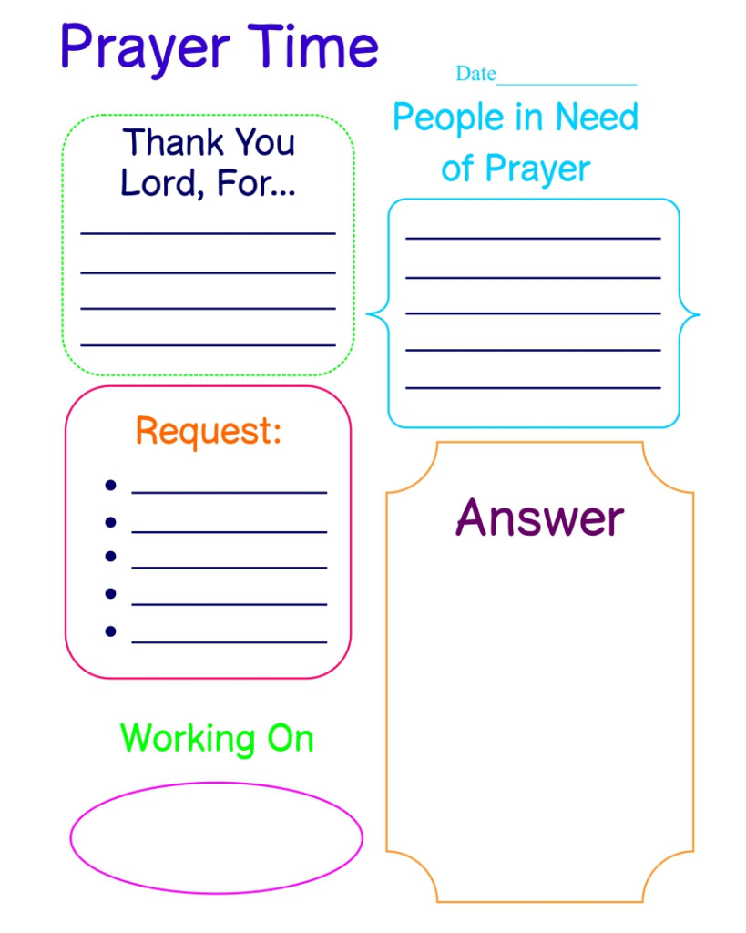 Prayer Sheets Templates 10 Free PDF Printables Printablee