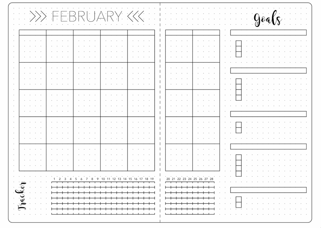 Printable Bullet Journal Templates