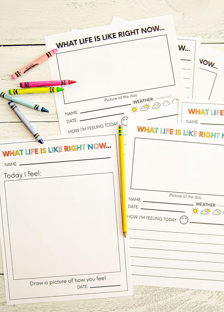 Printable Journal Pages From Thirty Handmade Days