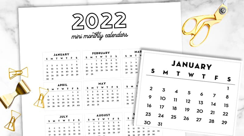 Printable Planner Bundle Bullet Journal And Planner Insert For 2022 