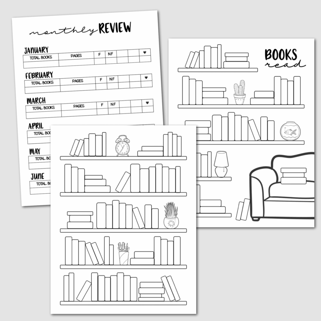 Printable Reading Journal Krafty Planner