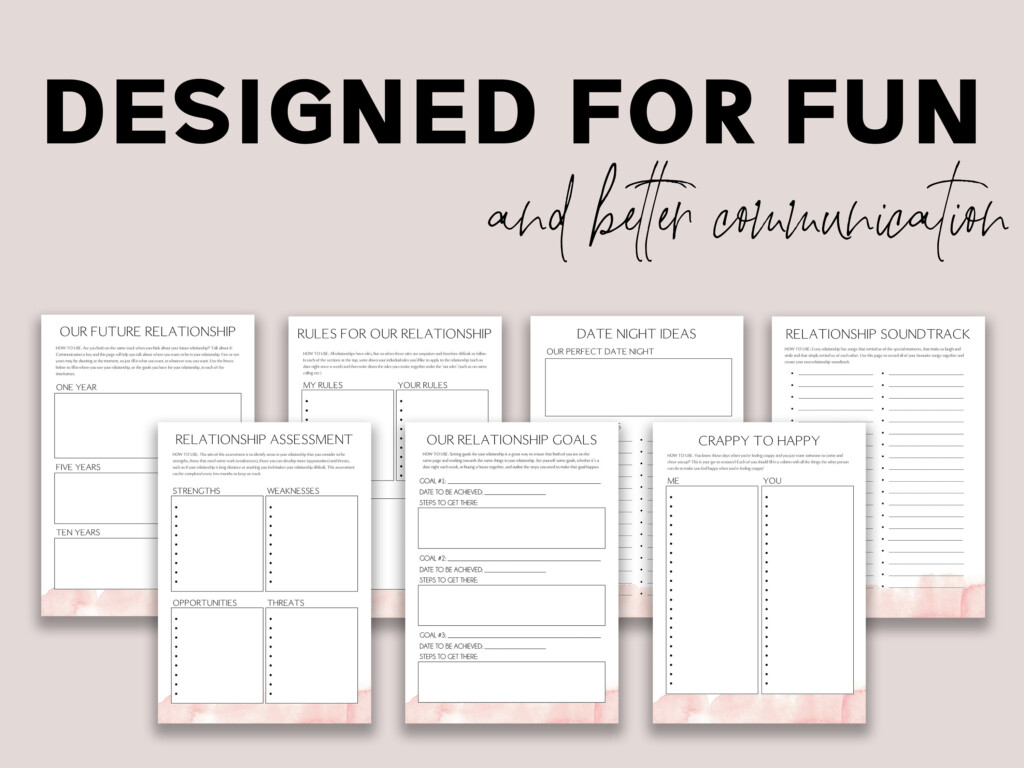 Relationship Journal Template