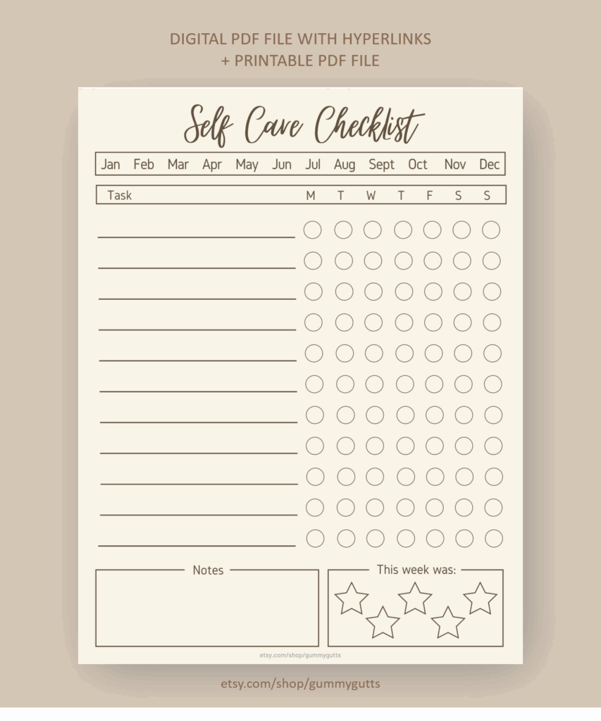 Self Care Journal Template Download In Word Google Docs Pdf Or 