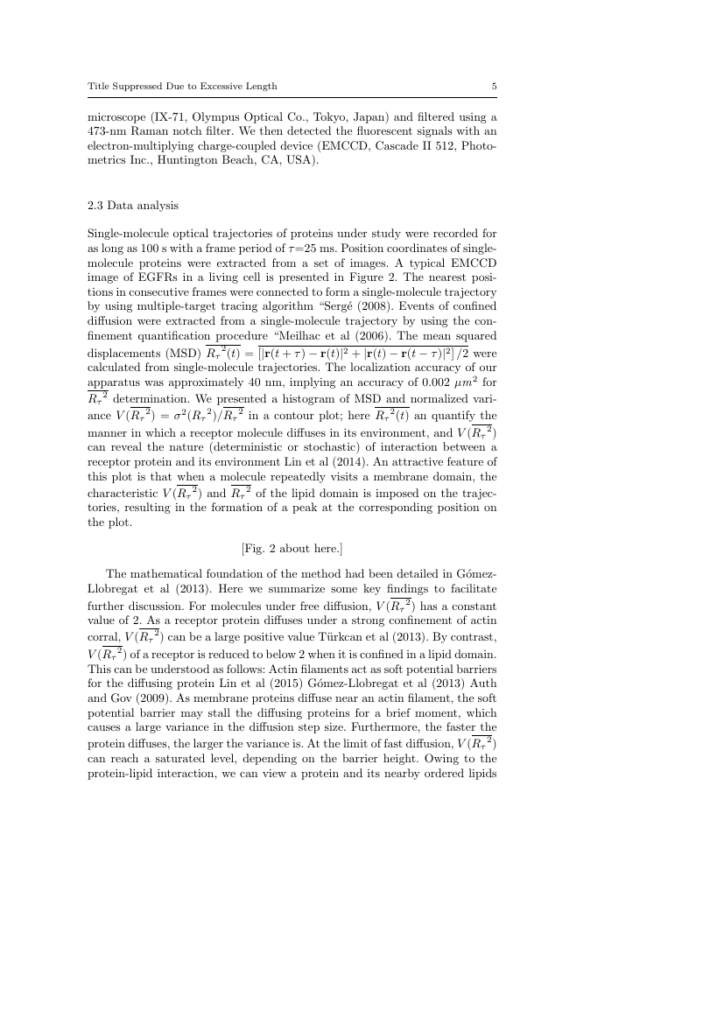 Springer Template For Authors