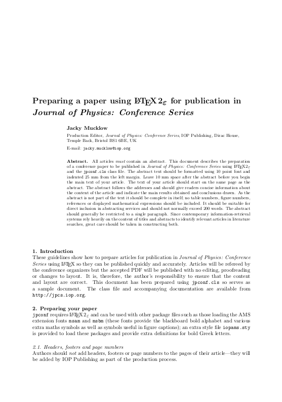 Templates LaTeX Journals Universities Docx2LaTeX