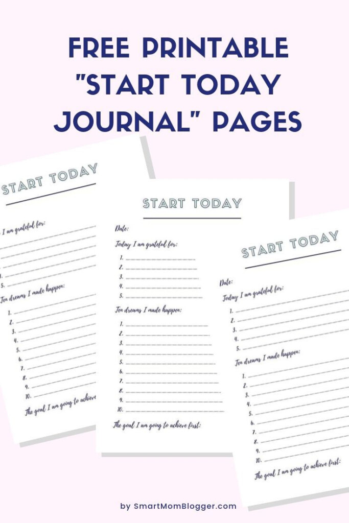 The Start Today Journal By Rachel Hollis Review Smart Mom Blogger 