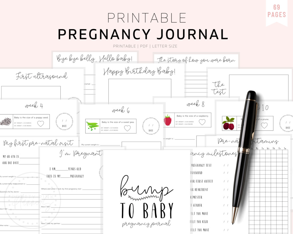The Ultimate Pregnancy Journal Printable Pregnancy Journal Etsy UK