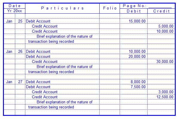 WBBBB Accounting Management Services Journalizing And Journal Entries